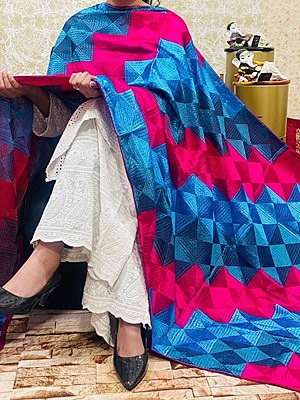 Chinon Multi Jaal Phulkari Dupatta - 3