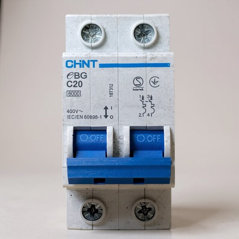Chint 20A 2-Pole DC MCB – 400V (Refurbished)