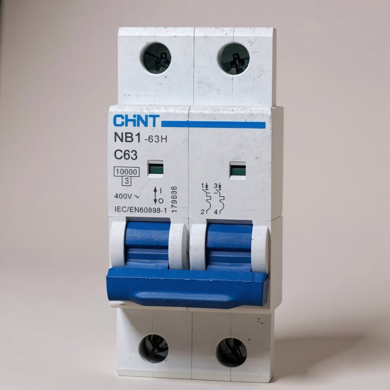 Chint 63A 2-Pole AC MCB – (C-Curve) (Refurbished)
