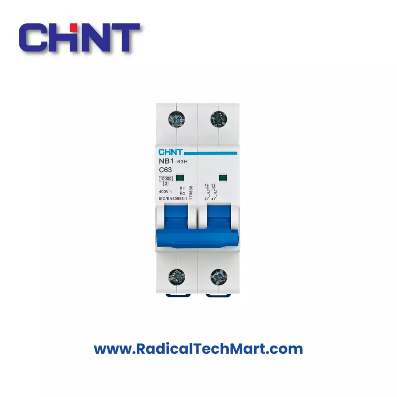 Chint NB1-63H 2 Pole D Curve MCB