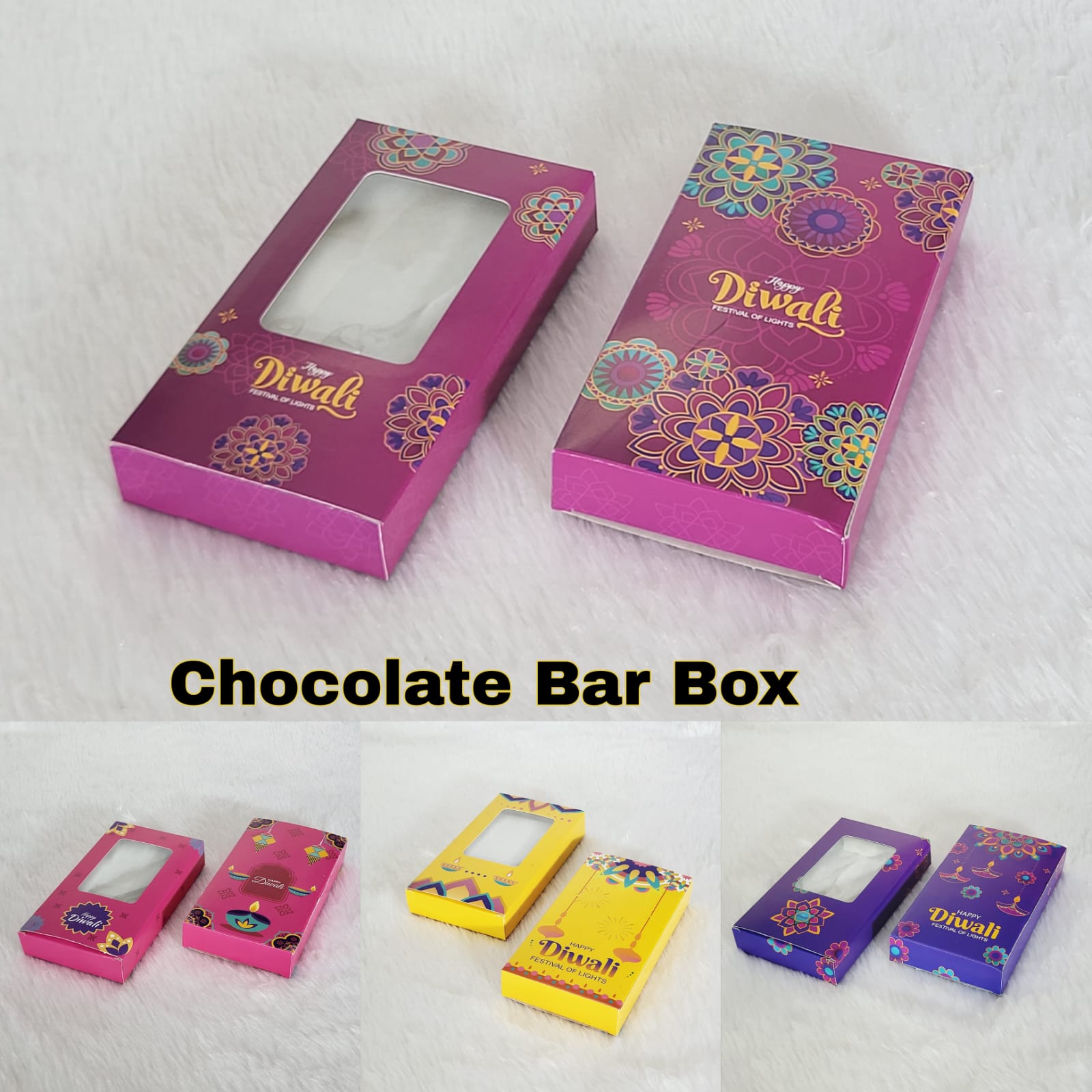 Diwali Chocolate Bar Box | 6.5x3.5x1 Inch