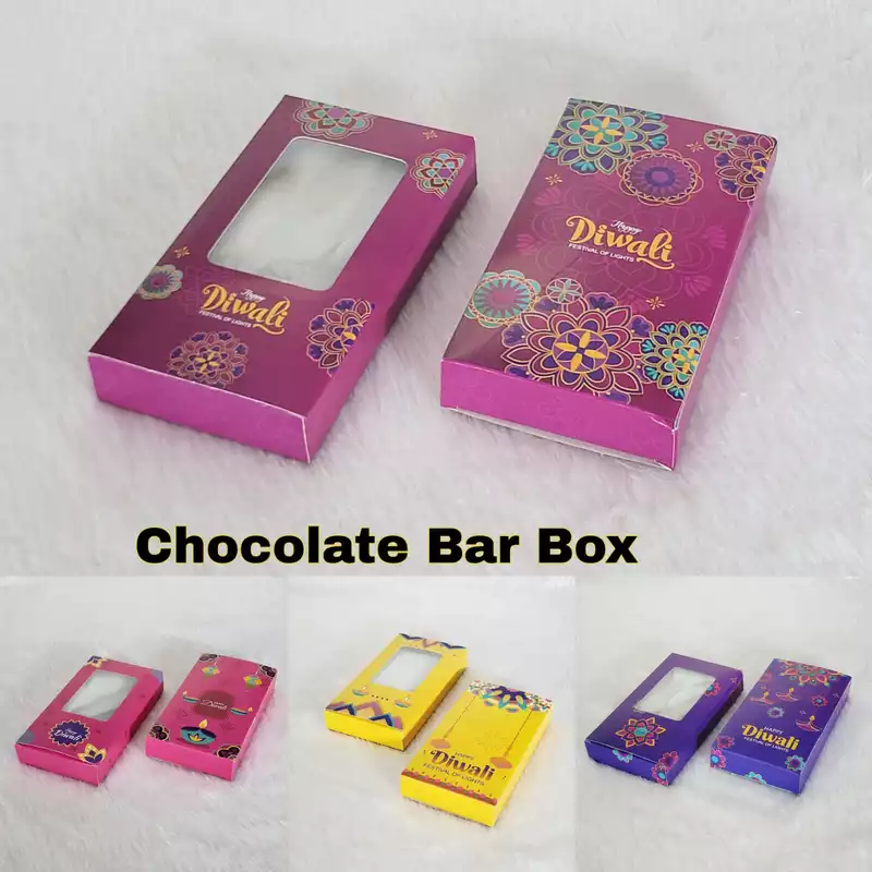 Diwali Chocolate Bar Box | 6.5x3.5x1 Inch