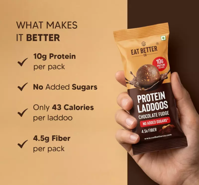 Protein Laddoo - Chocolate Fudge 40 Gms