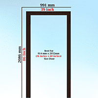 PerfectFit Guest Room Door Frame Solutions (4 X 2.5 Inch) Single Patam / Step / Beam PerfectFit Guest Room Door Frame Solutions (4 X 2.5 Inch) Single Patam / Step / Beam