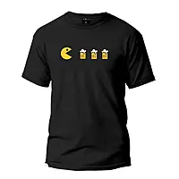 BEER PAC-MAN ROUND NECK T-SHIRT XL