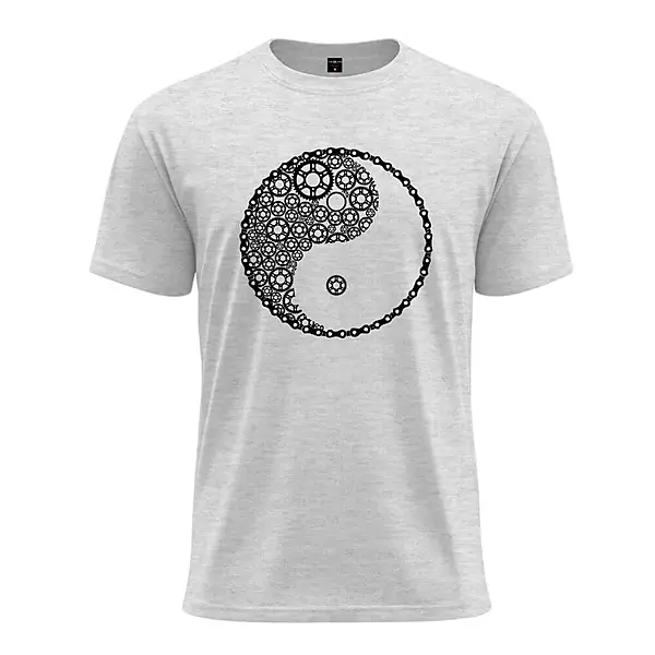YING-YANG SPROCKETS ROUND NECK T-SHIRT