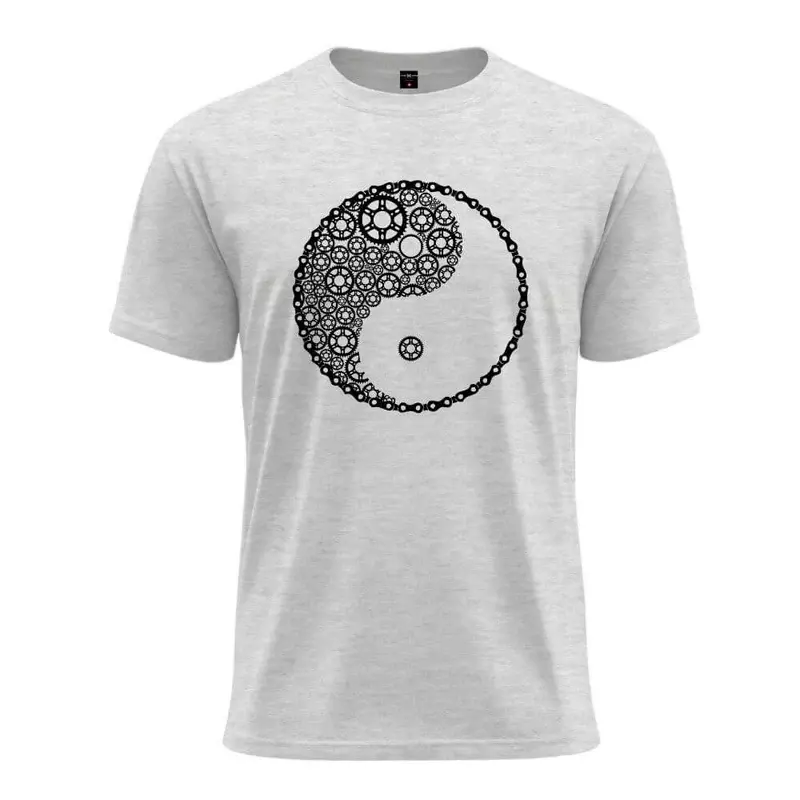 YING-YANG SPROCKETS ROUND NECK T-SHIRT