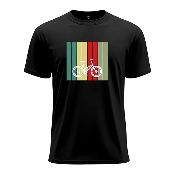 ART BICYCLE ROUND NECK T-SHIRT