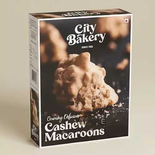 City Bakery Cashew Macaroons Cookies – Chewy & Nutty Portuguese-Style Treats – 200g