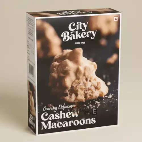 City Bakery Cashew Macaroons Cookies – Chewy & Nutty Portuguese-Style Treats – 200g