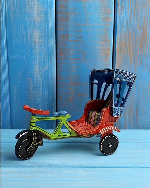 Classic Indian Cycle Rickshaw Toy