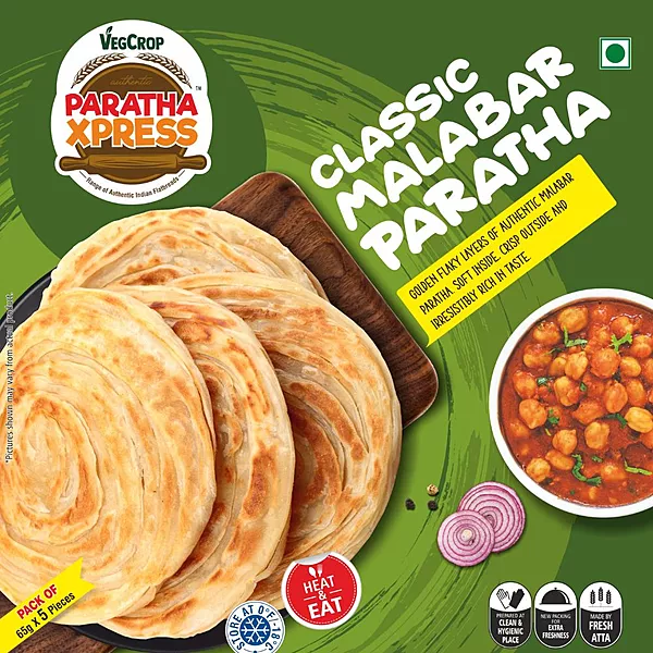 Frozen Flaky Roti Paratha 65g X 15 Pieces