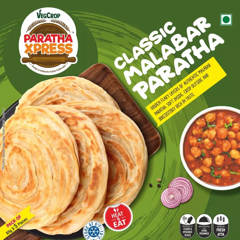 Frozen Flaky Roti Paratha 65g X 15 Pieces