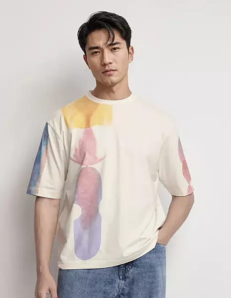 White Printed T-shirt - Test Product