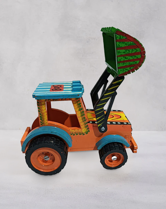 Classic Wooden Tractor Toy