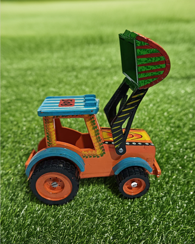 Classic Wooden Tractor Toy