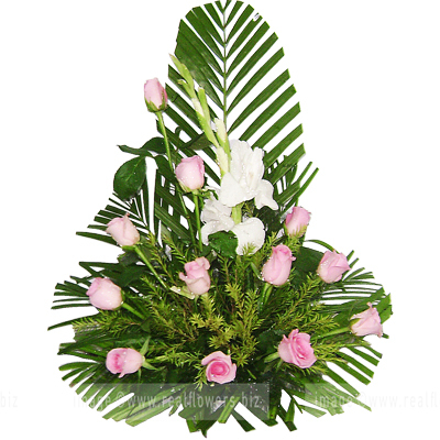 Classic Pink Roses Bouquet Classic Pink Roses Bouquet