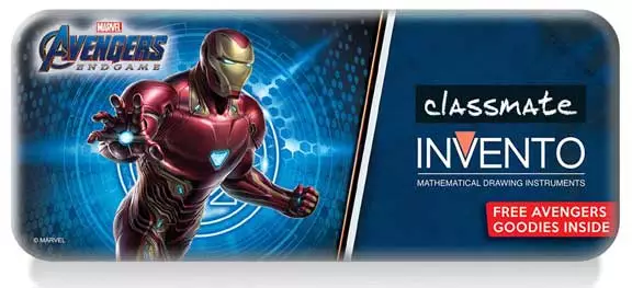 Classmate- Invento Geometry Box -Marvel