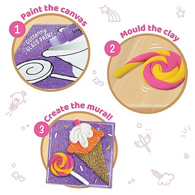 Clay Murals - Candy Land 2 Design