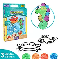 Clay Stickers - Aqua World