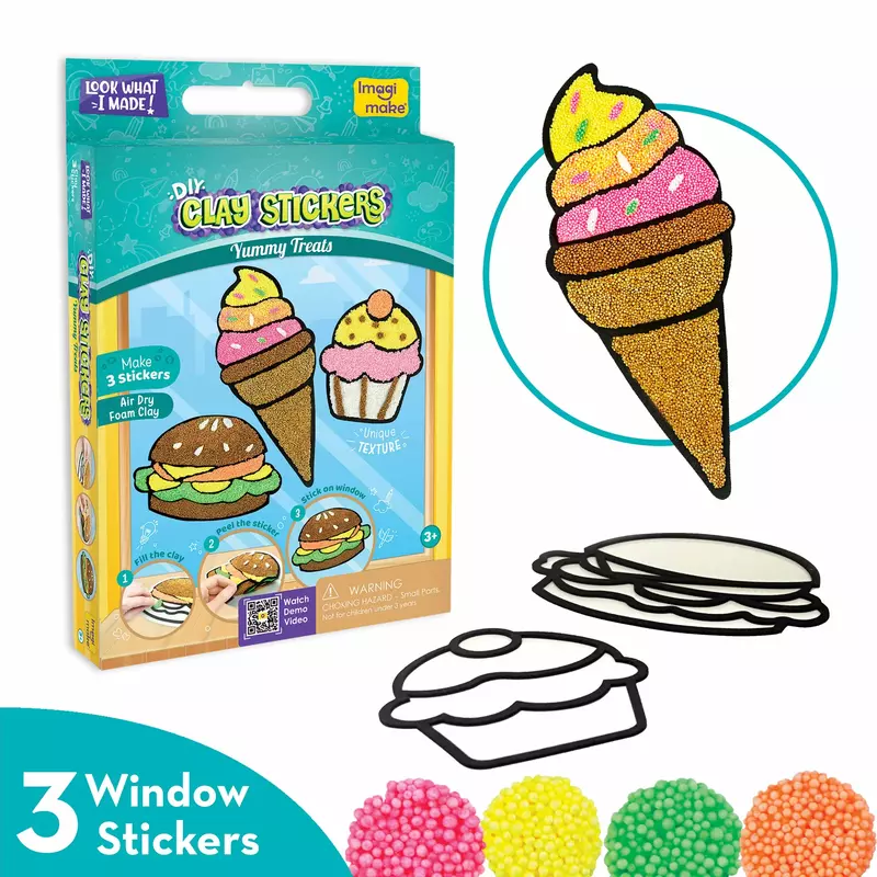 Clay Stickers -Yummy Treats