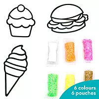 Clay Stickers -Yummy Treats