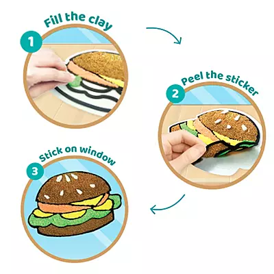 Clay Stickers -Yummy Treats