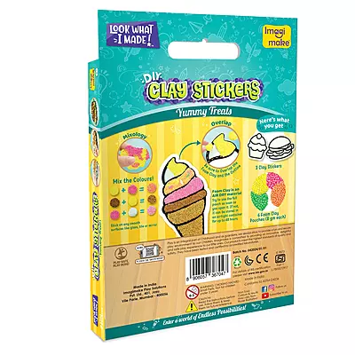 Clay Stickers -Yummy Treats