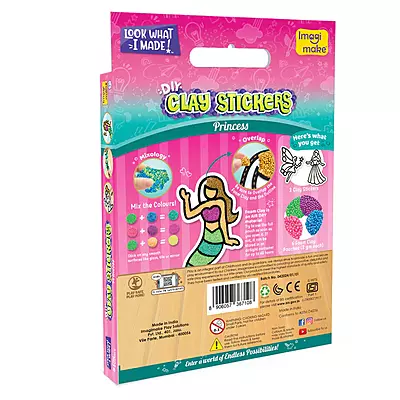 Clay Stickers Mini Princess