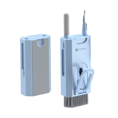 Portronics Clean M Multifunctional 8-in-1 Gadget Cleaning Kit with Mobile Holder for Smartphone, Tablet, Laptop etc..(White) Portronics Clean M Multifunctional 8-in-1 Gadget Cleaning Kit with Mobile Holder for Smartphone, Tablet, Laptop etc..(White)