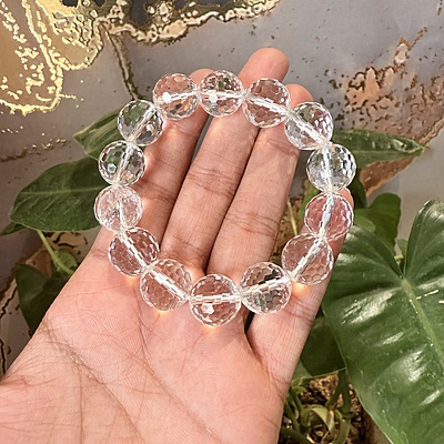 Clear Quartz Crystal Bracelet
