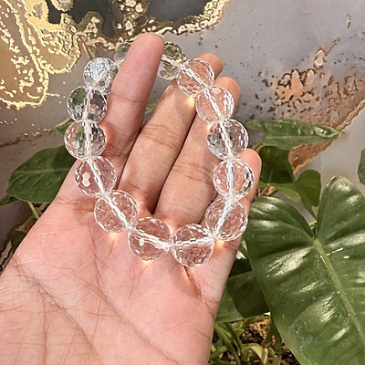 Clear Quartz Crystal Bracelet