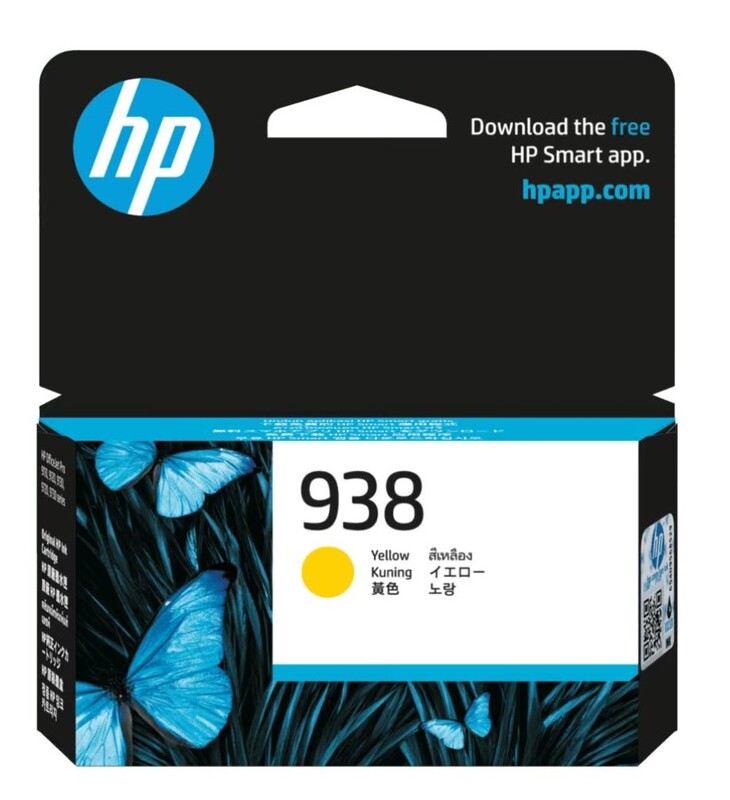 HP 938 Yellow Original Ink Cartridge
