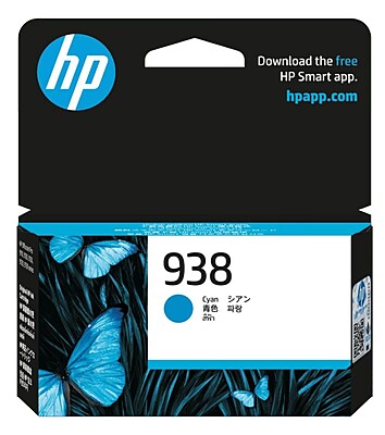 HP 938 Cyan Original Ink Cartridge