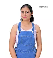 Clip-In Hairline with Curtain Bangs