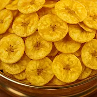 Sliced raw nendran bananas with coconut oil ingredients | Worth2Deal