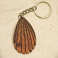 Coconut Shell Key Chain
