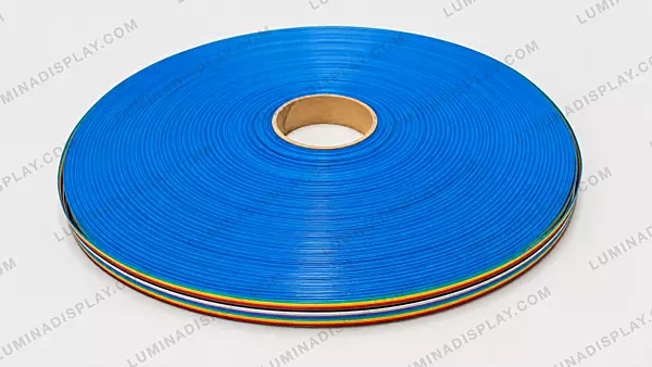 16-pin flat ribbon cable 165 m roll, 1.27 mm pitch multicolour FRC – Lumina Display Systems
