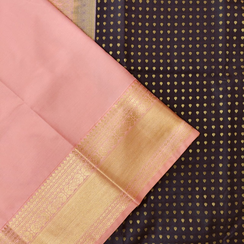 Semi Silk Coffee Brown Thousand Butta Peach