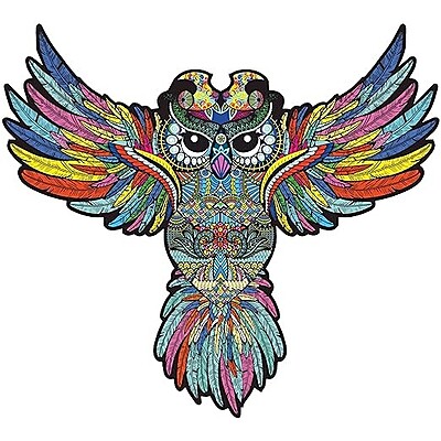 Colorfull Owl Wooden Puzzle 100 Pcs