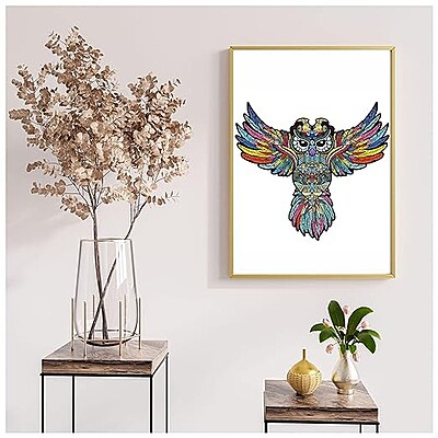 Colorfull Owl Wooden Puzzle 100 Pcs