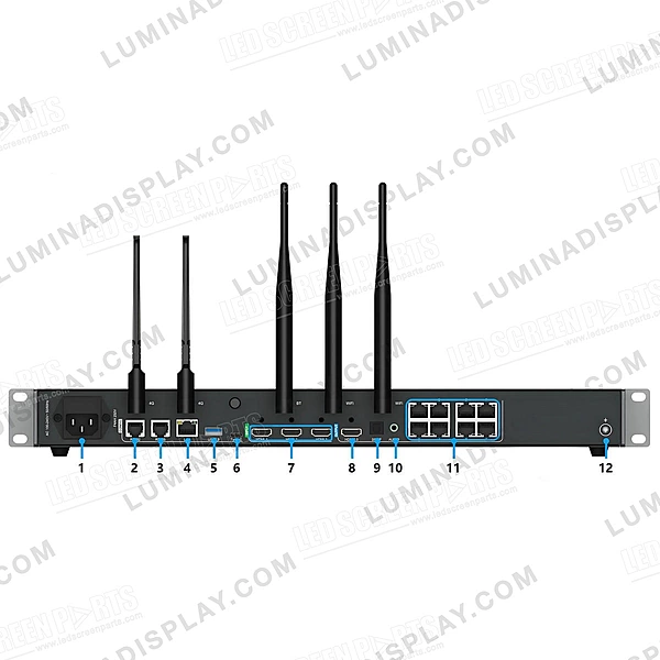 Colorlight A500 all-in-one LED player and processor, 5.2 million pixels – Lumina Display Systems