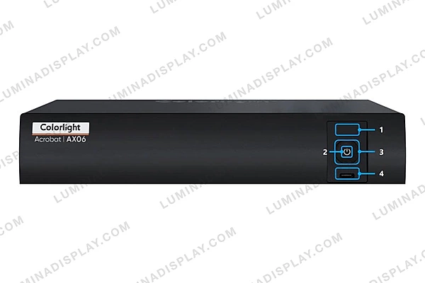 Colorlight AX06 AI Media Station, Android 13 LED player with 6 Gigabit outputs – Lumina