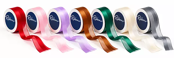 Luxe Half Satin Half Organza Ribbon