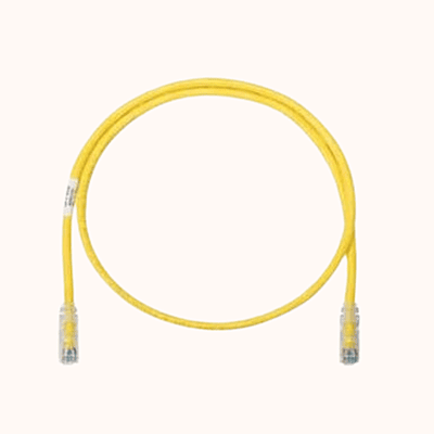 CommScope Cat6A 1MTR Yellow Patch Cord (NPC6ASZDB-YL001M)