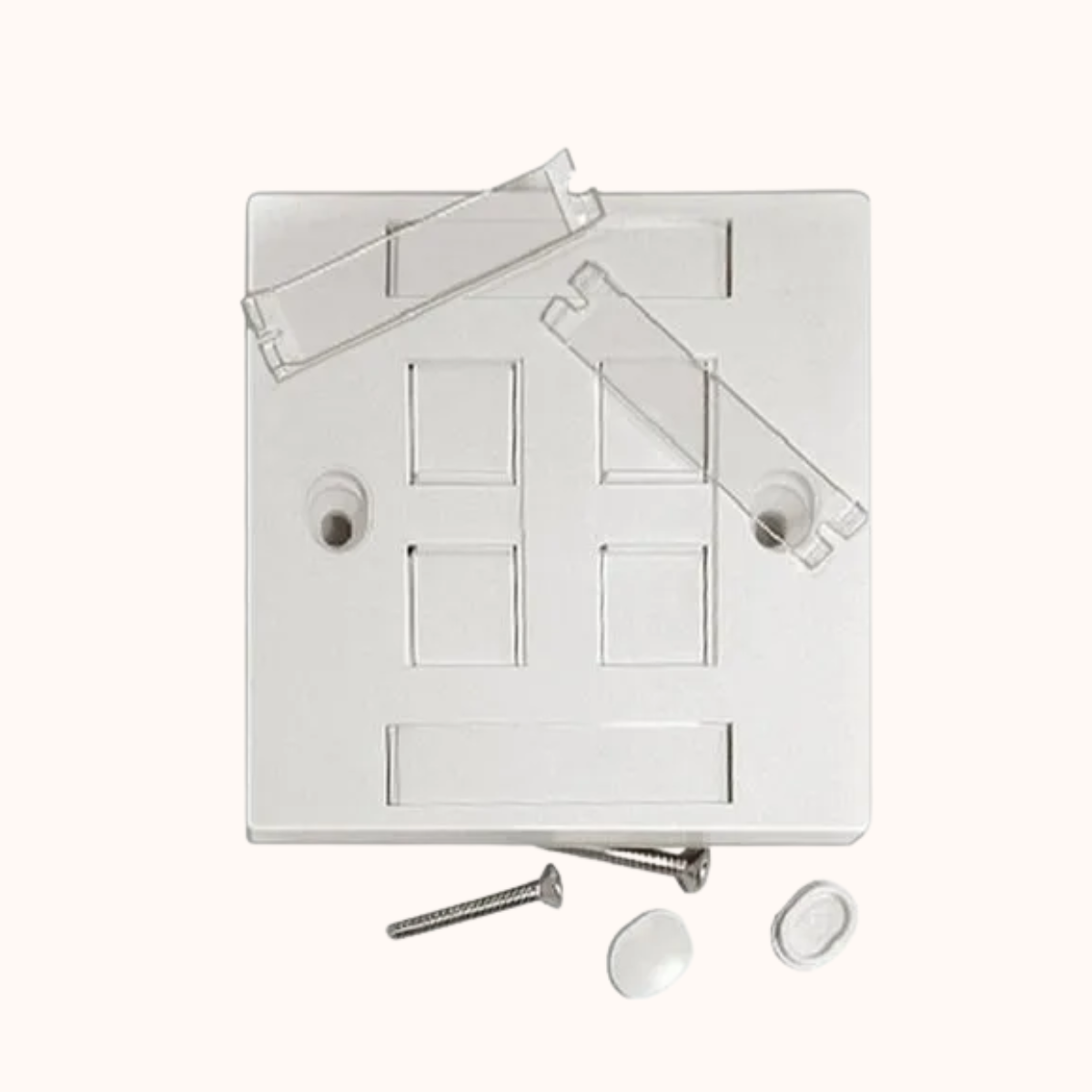 CommScope Cat6A Face plate-Quard (1859053-1)