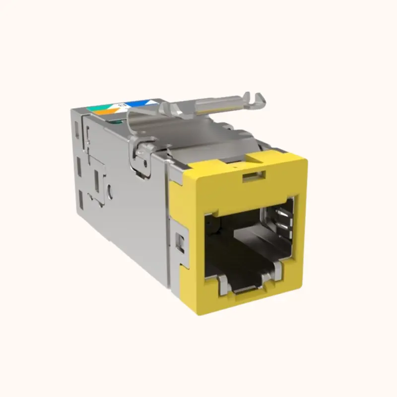 CommScope Cat6A LAN I/O-Yellow, (2153449-8)