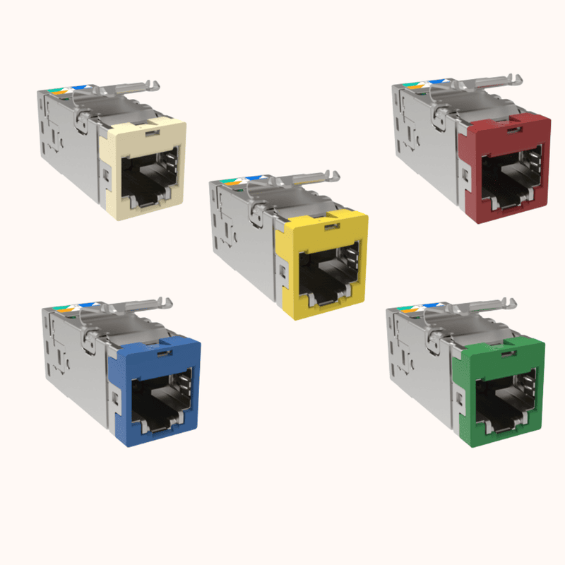 Commscope Cat6A LAN I/O-Blue, (2153449-6) Commscope Cat6A LAN I/O-Blue, (2153449-6)