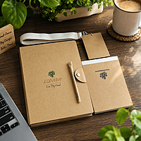 Complete corporate conference kit with ID card and eco-friendly stationery Complete corporate conference kit with ID card and eco-friendly stationery