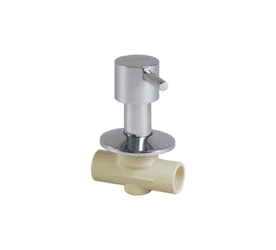 Concealed Valve (Qtr.Turn), 20mm, 3/4"(Inch), Life Line C-PVC Hot and Cold Water System 